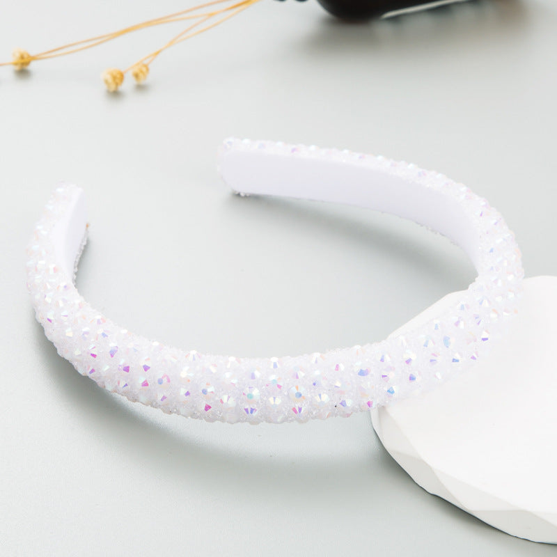Diadema de Aro con Rhinestones de Color