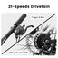 A2660 Ecarpat Mountain Bike 26 inch Wheel Carbon Steel Frame Disc Brake Thumb Shift Front Fork Rear Shock Absorber Bicycle - Korvel