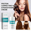 Protein Correcting Hair Straightening Cream, Smoothing And Repairing Damaged Hair Smoothing Cream Without Straightening - Korvel