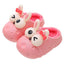 Autumn and winter baby cotton slippers for boys and girls, warm and plush bag with cotton cover and waterproof large, medium, and small children cotton slippers - Korvel