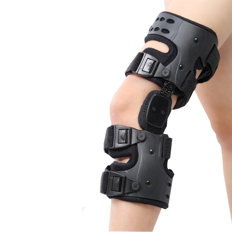 Adjustable unilateral knee joint brace knee internal and external flip corrector support brace orthotic device - Korvel