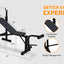 Olympic Weight Bench Bench Press Set with Squat Rack and Bench for Home Gym Full-Body Workout - Korvel