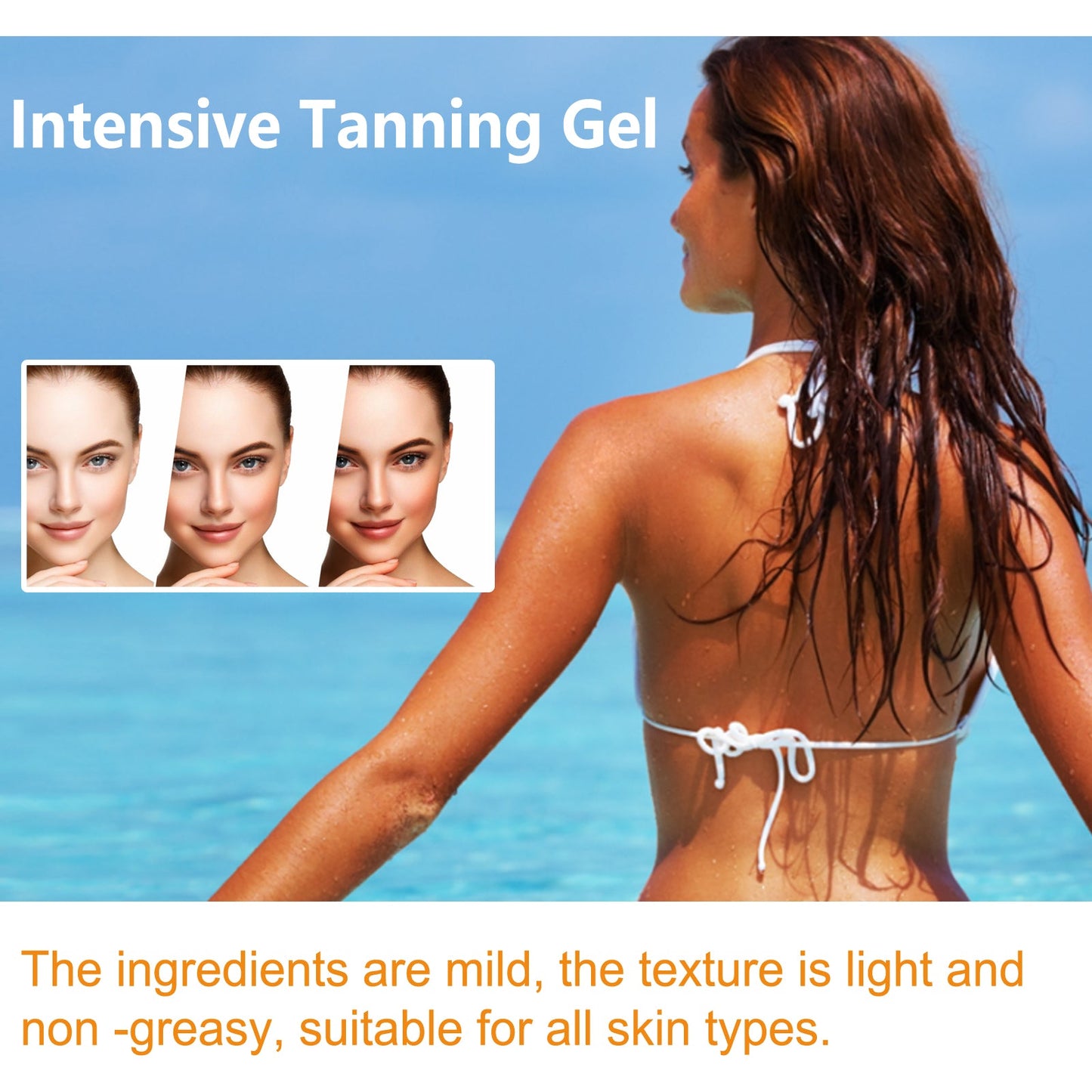 Intensive Tanning Gel - Light & Non-Greasy Formula