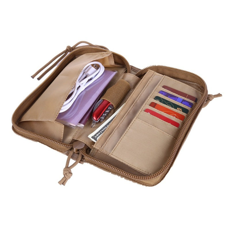 Ma Gaixian's Same Style Xuanwu Tactical Wallet Men's Handbag Outdoor Large Capacity Military Camo Wallet Mobile Case - Korvel
