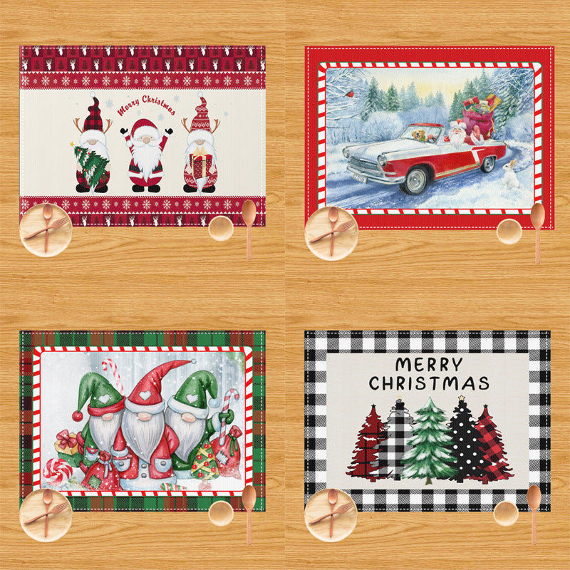 Premium Christmas Dining Mat - Heat-Insulating Table Decoration