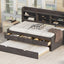 Twin Size Wooden Captain Bed with Storage and Trundle - Antique Gray