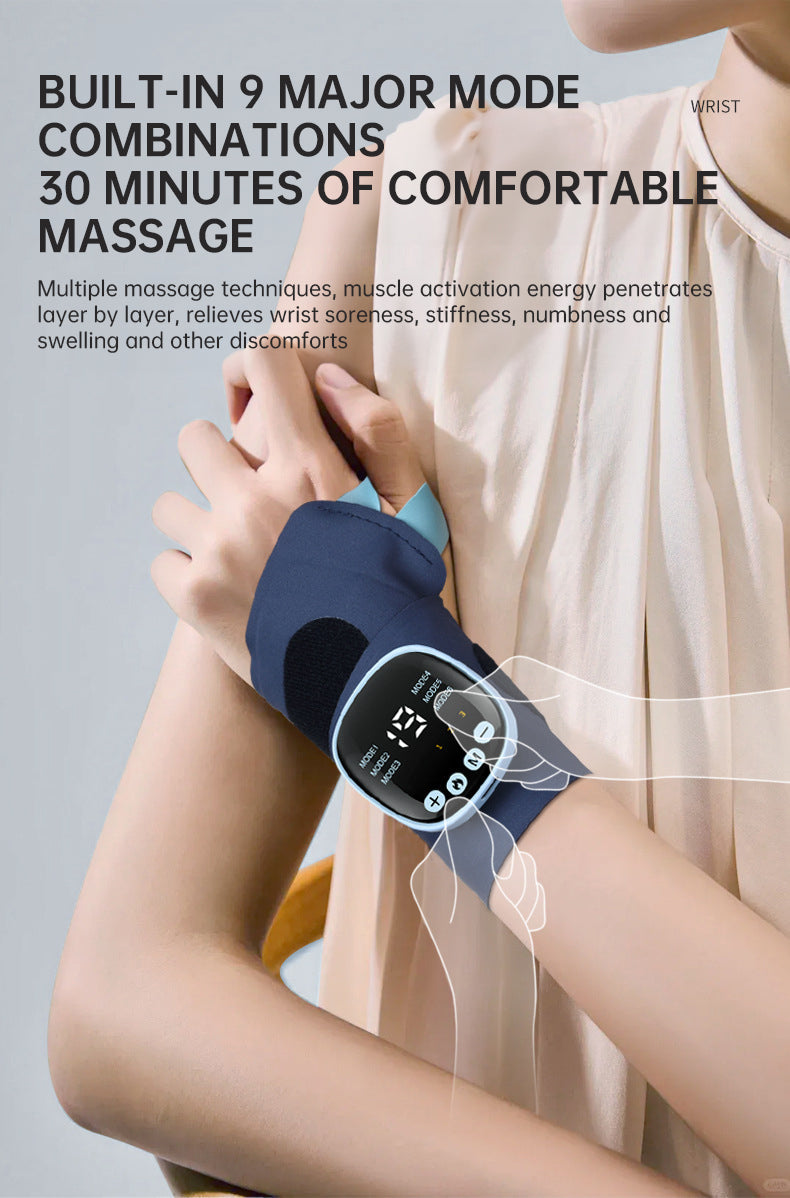 EMS Smart Tendon Sheath Hand Heating Wristband with Hot Compress and Massage Function - Korvel