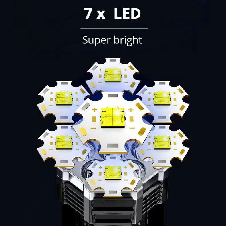 High Power USB Rechargeable Handheld LED Flashlight