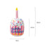 Pet Toy Birthday Cake Celebration Play Doll for Dogs with Sound and Chew Function Small Cake - Korvel