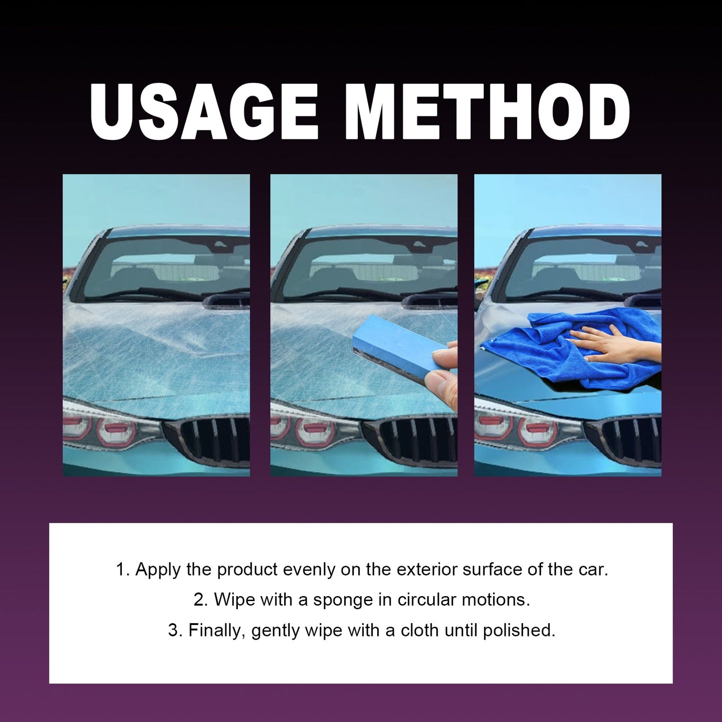 3-in-1 Coating Paste for Car Care and Maintenance