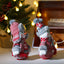 Poupée en tissu bonhomme de neige charmante pour décor festif