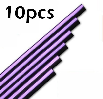 10pcs/lot Car-styling Plating Air Outlet Trim Strip Interior Air Vent Grille Switch Rim Trim Outlet Decoration Strip DIY - Korvel