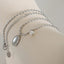 Elliptical Titanium Steel Necklace for Women