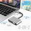 USB C Hub 4 in 1 Type C 3.0 Adapter with 4K HDMI & VGA