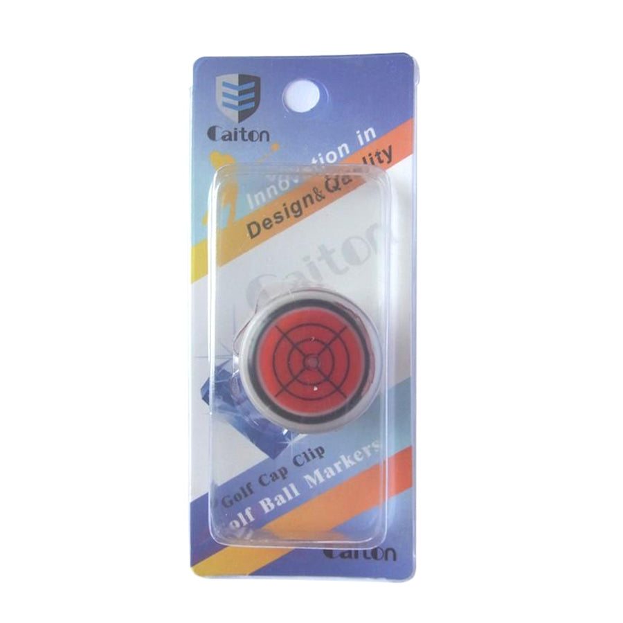 Golf Round Level Cap Clip Ball Mark With Level Function - Korvel
