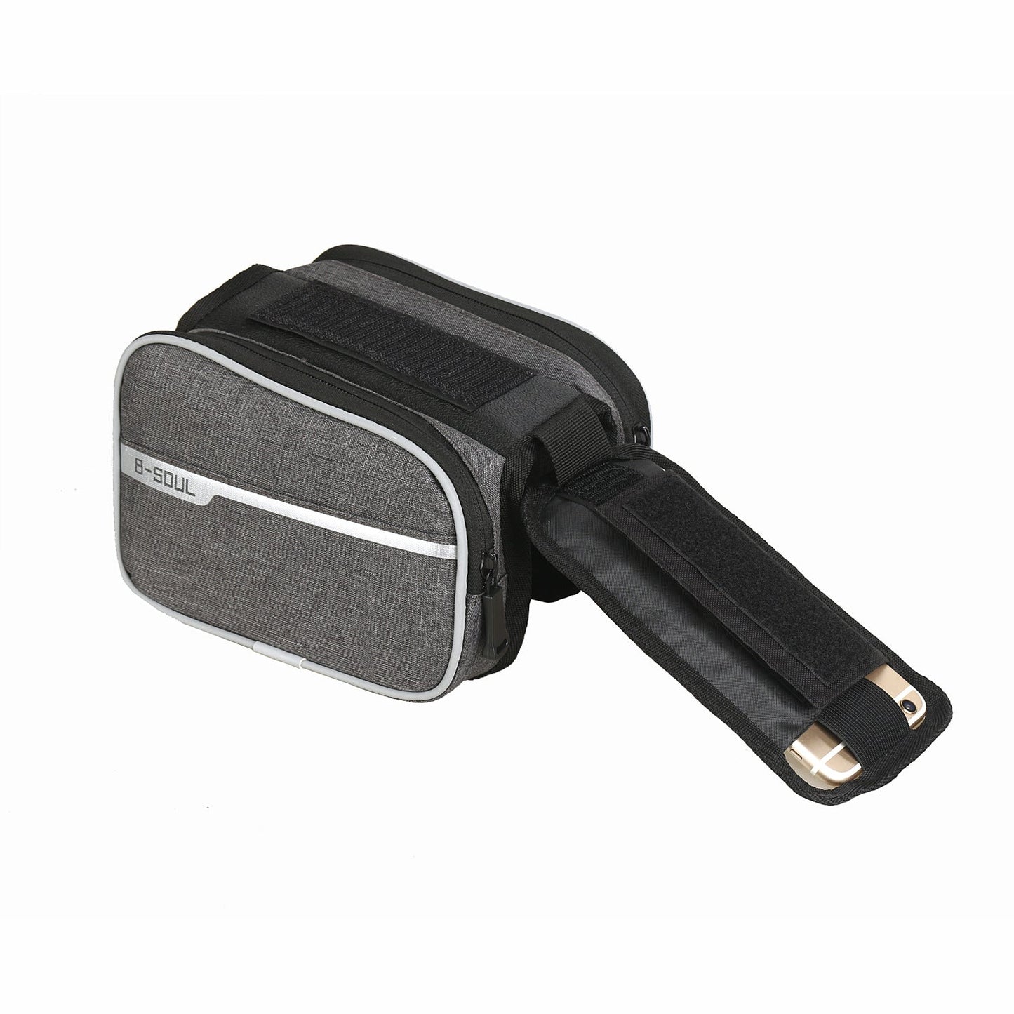 B-SOUL Bicycle Bag Front Beam Bag Mountain Bike Bag Touch Screen Mobile Phone Bag Upper Tube Bag Riding Equipment Accessories - Korvel