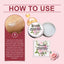 Solid Rose Balm Fresh, Light Scent, Lasting Lasting Everyday Date Charming Charm Portable Solid Balm - Korvel