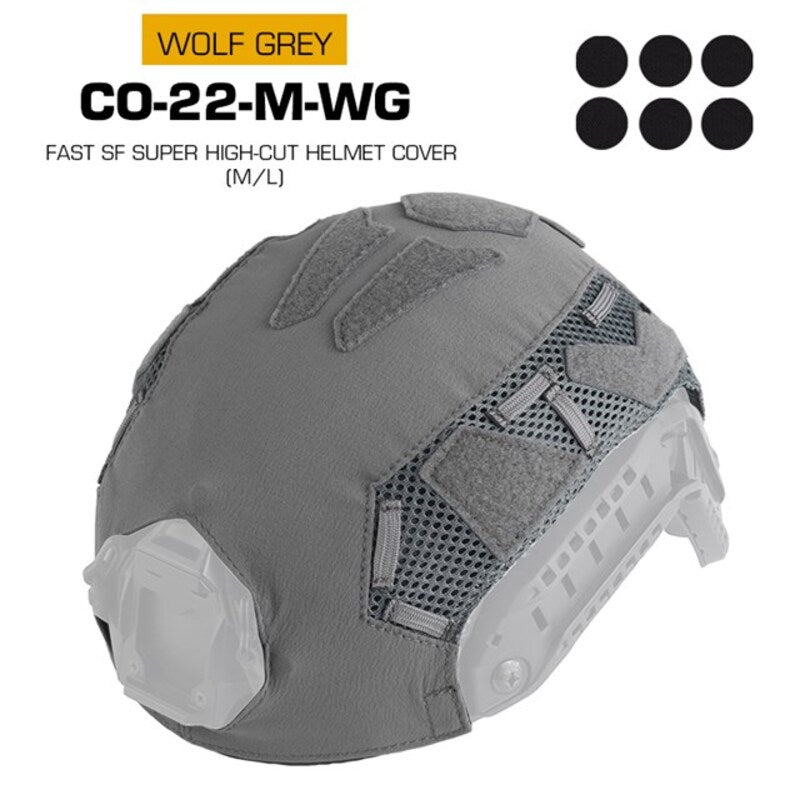 Housse de casque camouflage FAST SF Ultra-haut (Moyen)