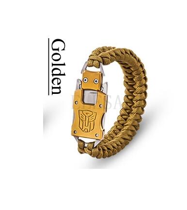 Bracelet en corde d'ombrelle tactique à 7 brins pour survie en plein air