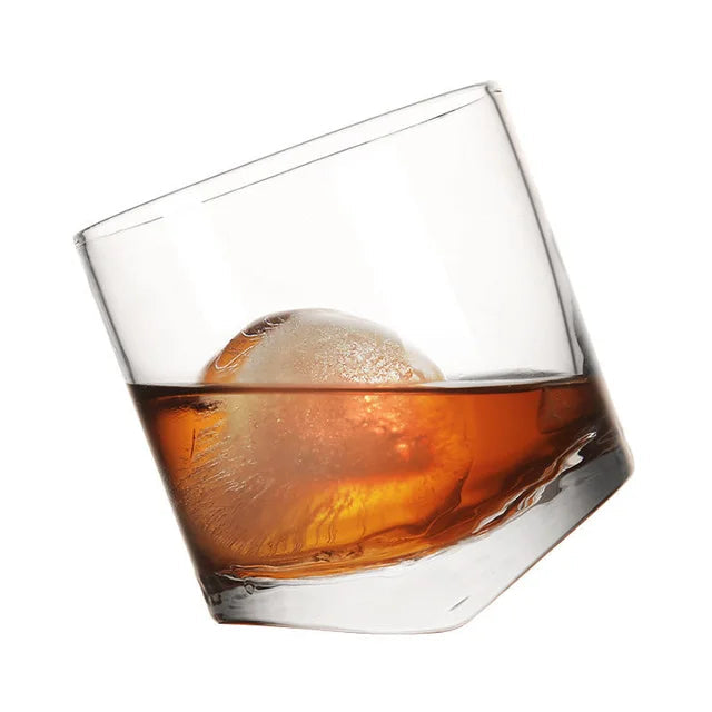 Whiskey glass Tower Of Pisa Inclined Bottom  Wine Rock Glass For Bar NMD Brandy Snifer Chivas Whisky Drinking Cup Verre a Vin - Korvel