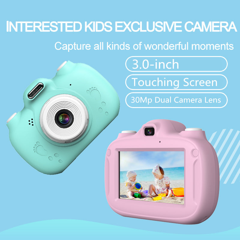 Touch Screen WIFI Kids Camera - 2800W Dual Lens Digital Camera
