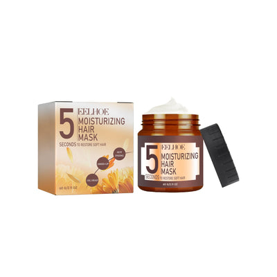 Moisturizing Hair Mask, Deep Nourishing Hair Repair Dry Hair Split End Smoothing Hair Mask - Korvel