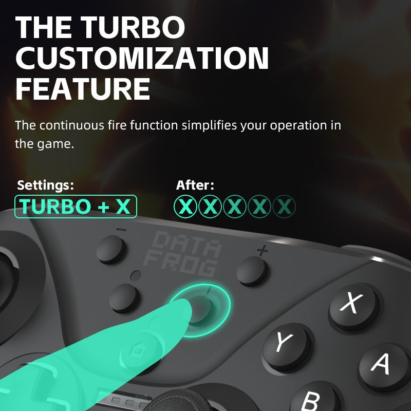 Manette Bluetooth sans fil premium pour Nintendo Switch et PC