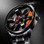Montre de luxe sportive pour homme NIBOSI Wheel Rim
