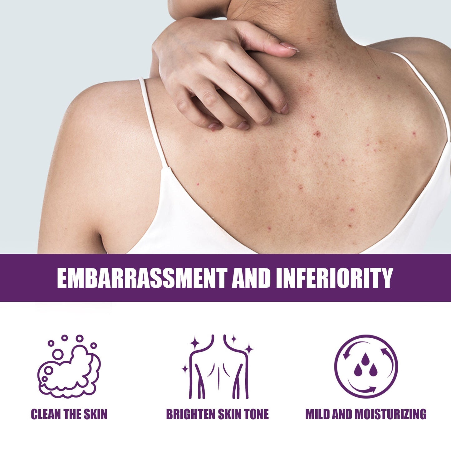 Premium Body Cleansing Gel for Back Acne