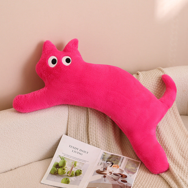 Dopamine Long Bar Cat Pillow Cat Plush Toy Living Room Cushion - Korvel