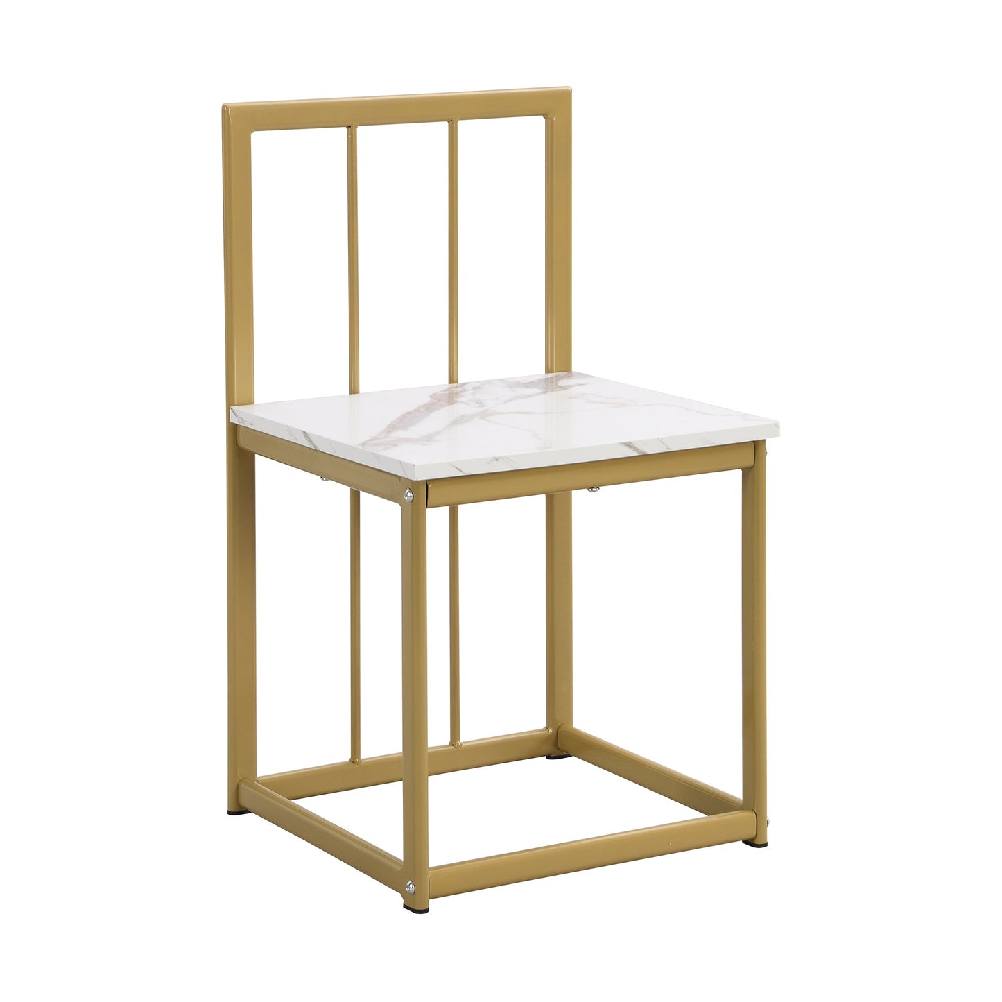Ensemble de salle à manger moderne TOPMAX 7 pièces avec faux marbre