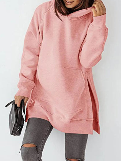 Sudadera con Capucha de Manga Raglán y Bolsillos Laterales