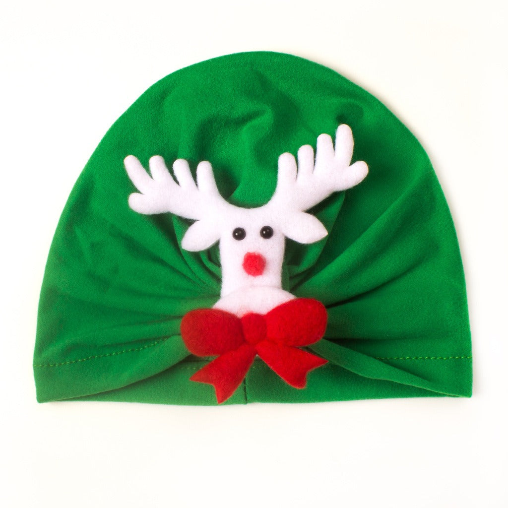 Hat Newborn Christmas Santa Hat Headdress Cozy Hat Infant Head Accessories New Year Holiday Party Hat Props - Korvel