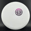 Nerve Muse - UV Reactive Disc Golf Putter - White with Mini TSA Stamp