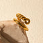 Stainless Steel Knot Bypass Ring - Korvel