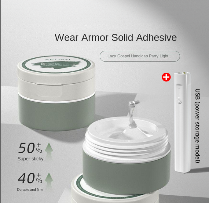 Solid state patch adhesive tank armor plate adhesive=solid paste without damaging the armor or sticking to the hands - Korvel