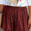 Sequin Elastic Waist Shorts - Korvel