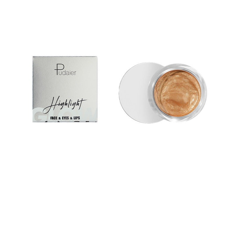 Pudaier 10-color liquid blush eyeshadow brightens lips and cheeks to contour naturally with fine glitter highlights - Korvel