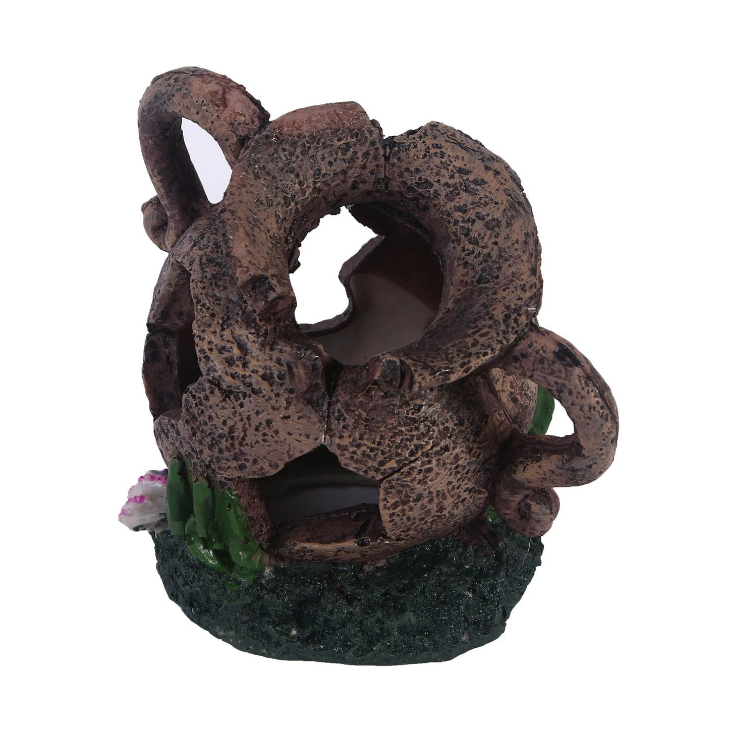 Water grass landscaping resin skull reptile toy hidden room aquarium fish tank ornaments - Korvel