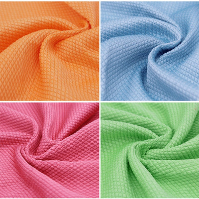 Premium Microfiber Kitchen Cleaning Cloth - Fish Scale Design