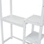 House-shaped Wooden writing Desk,Kids study Table,Bookshelf & Toy Storage,White - Korvel