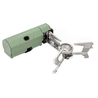 Outdoor Card Type Stove Folding Portable Gas Stove Camping Cooker Household Gas Tank Card Magnetic Stove Windproof Cass Stove - Korvel