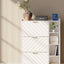Shoe Cabinet with 3 Flip Drawers & Open Shelves, Modern Entryway Shoe Storage Cabinet Slim, Narrow Hidden Shoe Rack for Heels - Korvel
