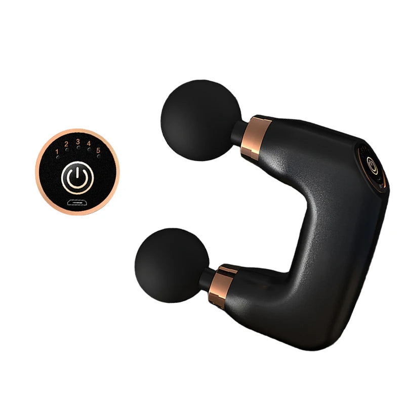 Muscle Massage Guns Double Head Fascia Gun Relax Gun Massage Gym Relaxation Treatments Body Massager Personal Massager Fitness - Korvel