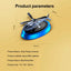 Solar Rotating Helicopter Aromatherapy Car Ornaments Car Air Freshener Alloy + ABS Wooden Aromatherapy Machine - Korvel
