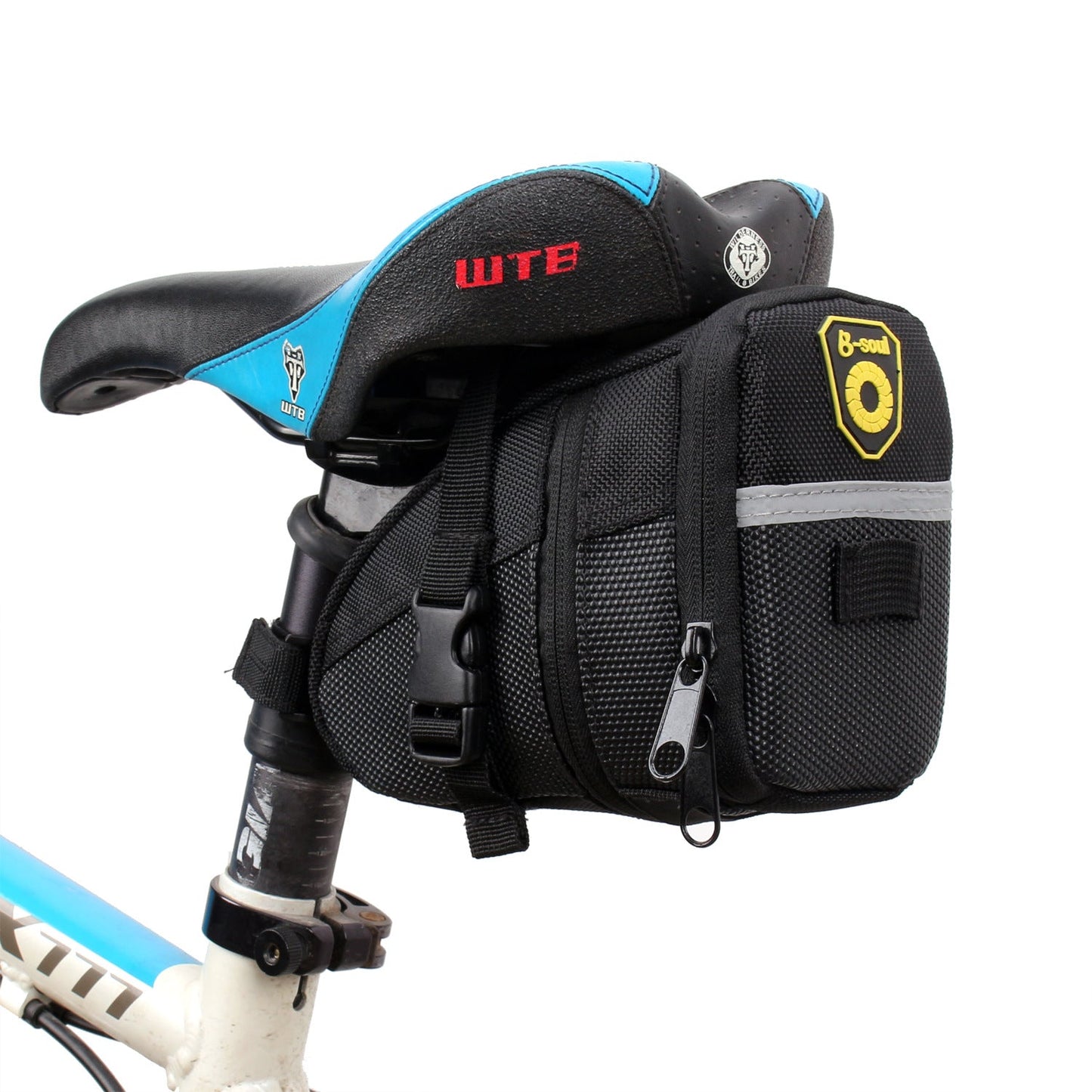 Bicycle Tail Bag Mountain Bike Cushion Bag Seat Riding Equipment Bike Accessories Saddle Bag Folding Car Tail Bag - Korvel