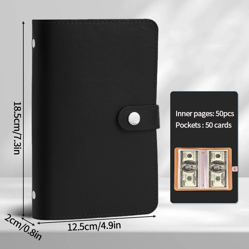 Versatile 100 - envelope savings book. Doubles as banknote album, money - saving organizer & photocard holder. Great for managin - Korvel