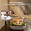 Raindrop - style aroma humidifier with lights, white noise, and essential oil diffusion for home. - Korvel