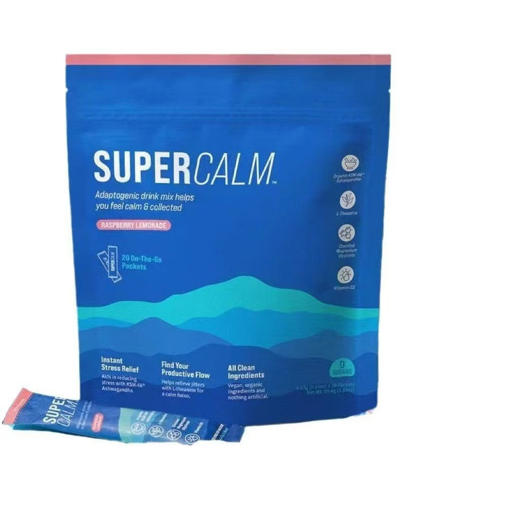 supercalm magnesium calming powder electrolyte raspberry powder mixed powder - Korvel