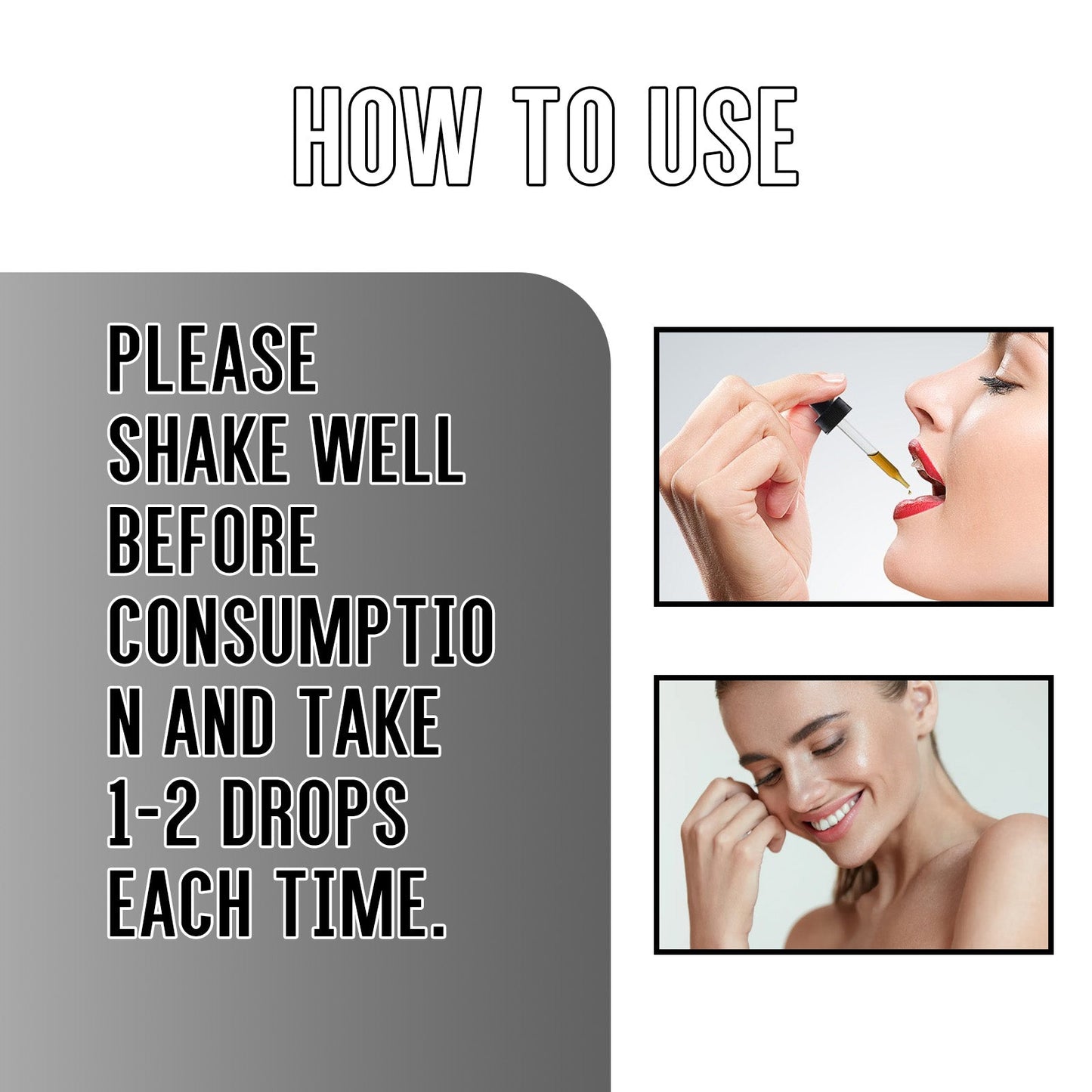 Dietary Supplement Toning Drops Relieve Anxiety Toning Body Toning Waist Firming Skin Body Care - Korvel
